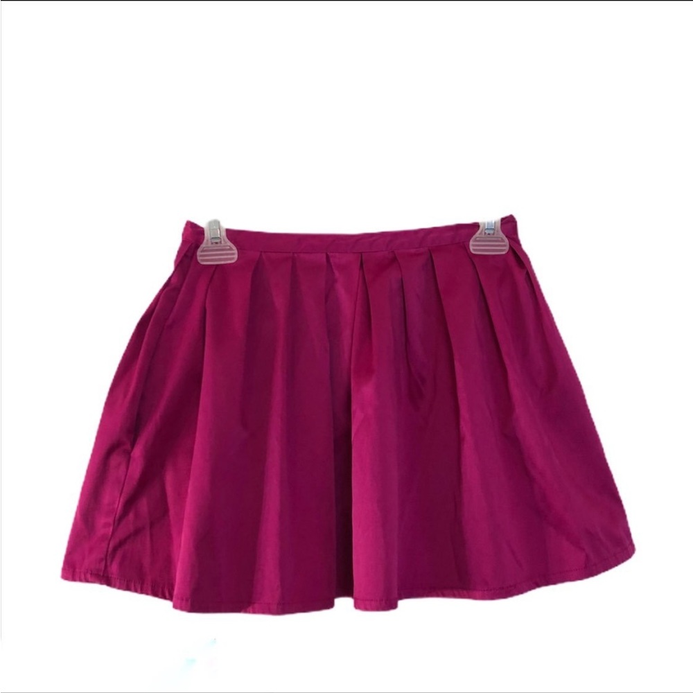 Forever 21 Pink Satin Mini Skirt